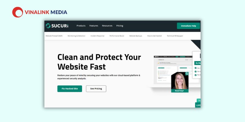 Công cụ kiểm tra độ tin cậy của trang web Sucuri